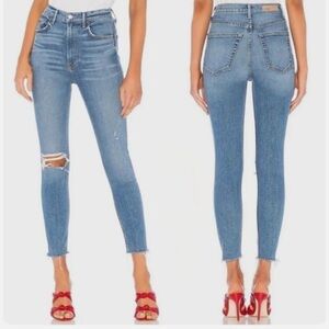 GRLFRND Kendall High Waisted Distressed Jeans